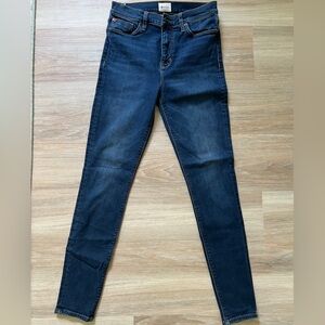 Hudson Jeans High Rise Dark Blue Denim